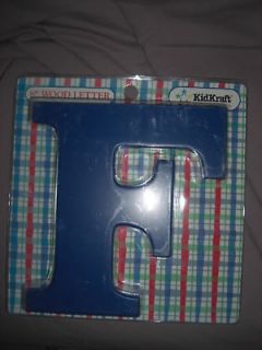 newly listed new blue kidkraft wooden letter f time left