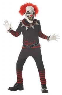 punk rock evil bloody circus psycho clown child costume more