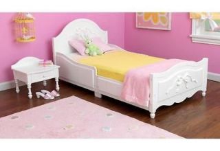 KidKraft Kids Wooden Tiffany Toddler Cot Bed White Bedroom Furniture 