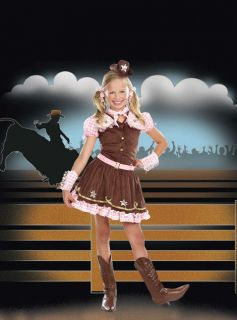   Girl Stunning Halloween Party Kids Costume Fashion Cowgirl Dress Set