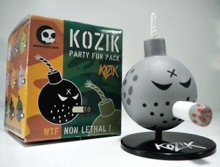 Frank Kozik   GRAY 1.5 WTF smoking BOMB Party Fun Pack   with 