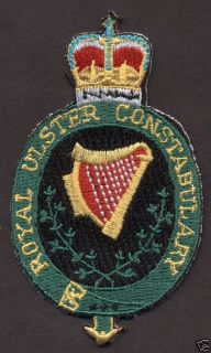 Royal Ulster Constabulary patch   Northern Ireland Police