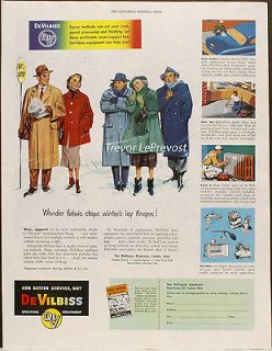 1952 de vilbis spray equipment ad saturday evening post time