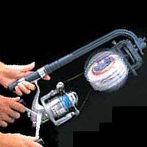   Portable fishing line winder spooler spool holder corefishing