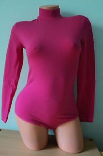 Newly listed NWT PINK WOMEN BODYSUIT S size TOP LONG SLEEVES 
