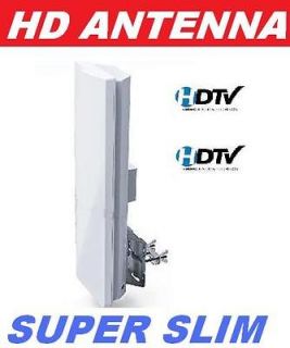 COMPACT SLIM DIGITAL HD ANTENNA HDTV UHF VHF DTV INDOOR OUTDOOR DTV 