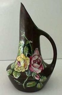 Gorgeous Teplitz Stellmacher Pitcher/Vase w/Hand Painted Roses