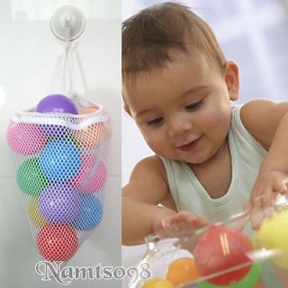   Balls Bath Toy/Storage Net Bag/Wall Suction Cup Mount/Pool Party