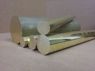 16 188 brass c360 round bar rod 12 length