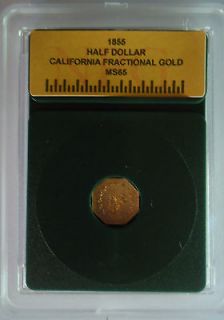 1855 california gold token 654  expedited shipping 