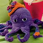 Pattern to Make PRISSY OCTOPUS DOLL TOY WITH HAT ~ Crochet PATTERN