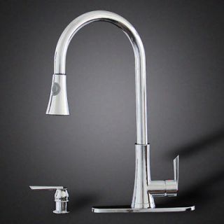 kitchen faucet pull down out spray chrome w dispenser returns