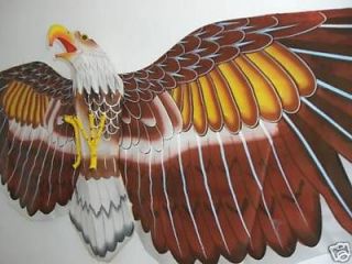 Huge 3D American Eagle Kite Outdoor Fun Toy Home Art Decor Handicraft 
