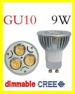 10x GU10 dimmable CREE 3x3W 9W LED Spotlight Bulb Lamp Day White light 