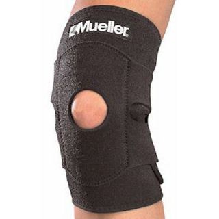 new mueller wraparound knee support brace 4531 black time left