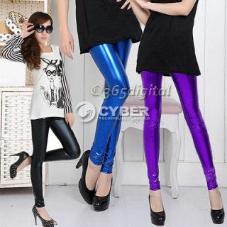   Girls Metallic Colorful shiny / Sparkle Spandex Tights Leggings