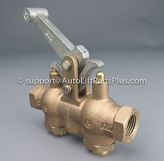 Locking Air Control Valve for In Ground Auto Lifts   Weaver Lift 