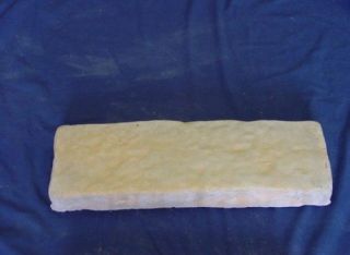 STRAIGHT ROCK LOOK BORDER EDGING CONCRETE CEMENT STEPPING STONE MOLD 