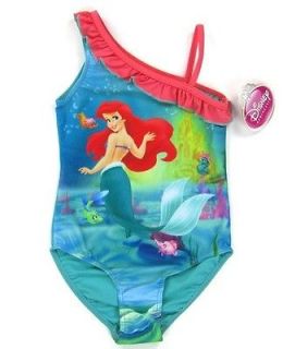 NWT Disney The Little Mermaid Ariel Swimsuit (A) Size 2 11Y