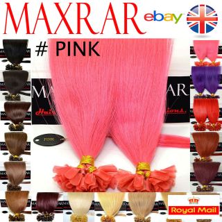 pink human hair extensions in Womens Hair Extensions