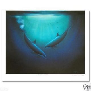 wyland minds in the water new s n lithograph w