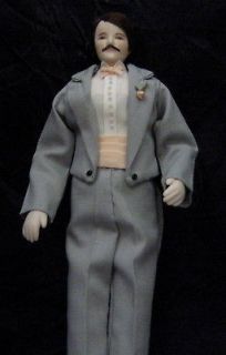   Dollhouse Miniature Artist Crafted GROOM or BEST MAN Doll 1/12 Scale