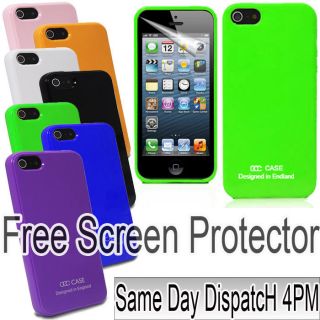 SOLID TPU GLOSSY OCC SERIES IMD SILICONE FOR APPLE IPHONE 5 5G CASE 
