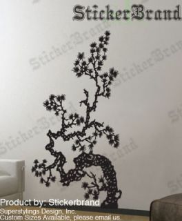 vinyl wall decal sticker japanese asian flower 41 x21 returns