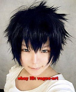   NO EXORCIST Dark Rin Okumura cosplay blue wig party daily costume hair