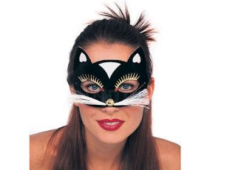 Masquerade Black Cute Cat Girl Mask Panther Costume Theme Party 