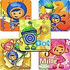Square Stickers ★ Team Umizoomi Umi Zoomi Geo Milli Bot Kids Fun 