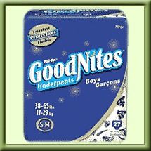 goodnites disposable underwear for boys  