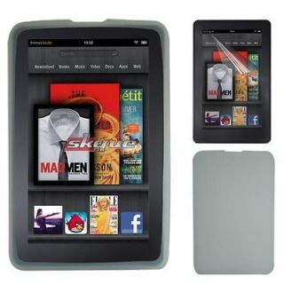  skin case cover+screen protetcor for  kindle fire 7in tab