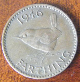 GEORGE VI FARTHING COINS. 1937   1952 CHOOSE YOUR DATE. MORE COINS IN 