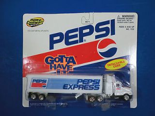 Pepsi Cola Die Cast Semi Pepsi Express Kenworth Truck Road Champs 1997 