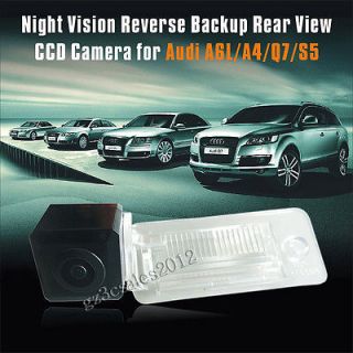 CCD Waterproof Night Vision Reverse Backup RearView Camera for Audi 