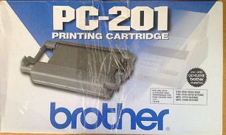 NEW Genuine Brother PC201 (139009001) Black Printing Cartridge NIB