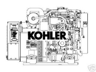 marine generator diesel kohler 15eozd 15 kw 60hz time left