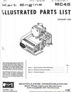 mcculloch kart engine mc 45 parts manual 