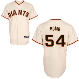 Sergio Romo San Francisco Giants Majestic Replica Jersey Any Size Mens