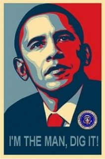 president barack obama 3 x5 banner i m the man