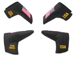 NEW USA FLAG BLACK PUTTER COVER TOUR PROTO FITS SCOTTY CAMERON by Tour 