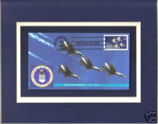 US AIR FORCE 50th Anniversary Thunderbirds 1st Day Cover USAF 