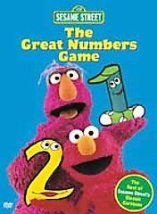 new sesame street the great numbers game dvd 2001 sealed