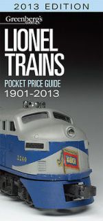 Greenbergs Lionel Trains Pocket Price Guide 2013 Edition Brand New