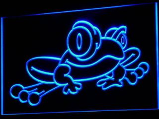 i543 b frog beer bar pub display lure neon light