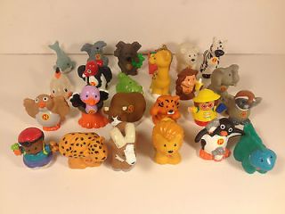 Lot of 21 ALPHABET ANIMALS Fisher Price Little People Zoo Letter