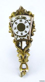 royal arch mark mason 12k gold 1860s hidden locket pin