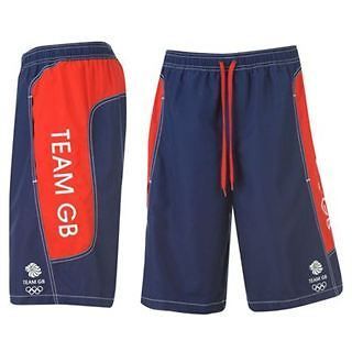 London Olympics 2012   Team GB Logo Mens Micro Shorts   Navy   S M L 