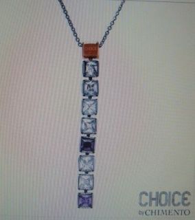 choice by chimento tennis necklace purpl e $ 160 00